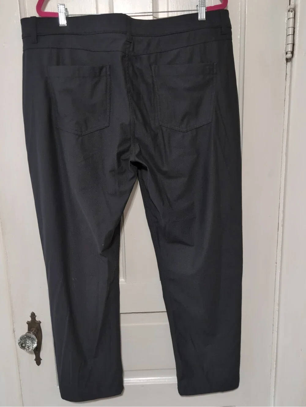 Johnnie-O Prep-Formance Pants Mens 40 x 30 Black Stretch Golf Performance(1582)E